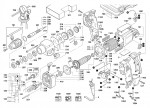 Milwaukee 4000400221 5380-20 Percussion Drill 5380-21(Pd2E24Rs)Mi1 Spare Parts