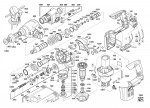 Milwaukee 4000400401 V18H Cordless Rotary Hammer Spare Parts