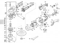 Milwaukee 4000402183 AG21-180E Angle Grinder In2 Spare Parts