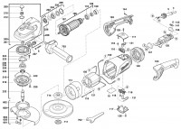 Milwaukee 4000402336 AGV24-230E Angle Grinder In2 Spare Parts