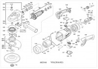 Milwaukee 4000402341 AGVM24-230GEX Angle Grinder In2 Spare Parts