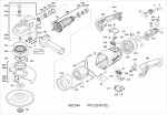 Milwaukee 4000402366 AGVM 26-230GEX Agvm26-230Gex Angle Grinder In2 Spare Parts