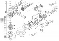 Milwaukee 4000402411 AGV21-230E Angle Grinder /Dms In2 Spare Parts