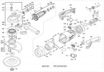 Milwaukee 4000402476 AGVM24-230GEX /Dms Angle Grinder In2 Spare Parts