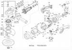 Milwaukee 4000402496 AGVM26-230GEX /Dms Angle Grinder In2 Spare Parts