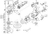 Milwaukee 4000402516 AG21-230E Angle Grinder In2 Spare Parts