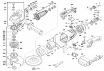 Milwaukee 4000402584 AG26-230GE Angle Grinder K In2 Spare Parts