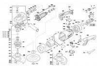 Milwaukee 4000402653 AGV26-230GE Angle Grinder In2 Spare Parts