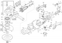 Milwaukee 4000402661 AGVM24-230GEX /Dms Angle Grinder In2 Spare Parts