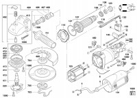 Milwaukee 4000407007 AG8-100 Angle Grinder In2 Spare Parts
