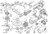 Milwaukee 4000407053 AGS15-125C Angle Grinder In2 Spare Parts