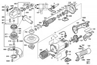 Milwaukee 4000407276 AG16-125XC Angle Grinder Aus Spare Parts