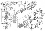 Milwaukee 4000407281 AG16-125XE Angle Grinder In2 Spare Parts