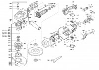 Milwaukee 4000409354 AG21-180E Angle Grinder Chi Spare Parts