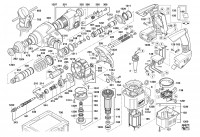 Milwaukee 4000409587 PLH26E Rotary Hammer K In2 Spare Parts