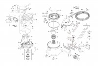 Milwaukee 4000410556 AS300ELCP Wet-Dry Vacuum Cleaner Gb1 Spare Parts