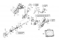 Milwaukee 4000411101 C12HZ-22C GB2 C12Hz-22C Cordless Reciprocating Saw Gb2 Spare Parts
