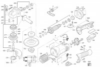 Milwaukee 4000415174 AGV16-125XC Angle Grinder In2 Spare Parts