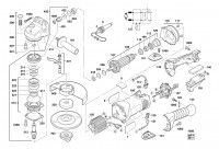 Milwaukee 4000415299 AGV16-180XC Angle Grinder Dms In2 Spare Parts