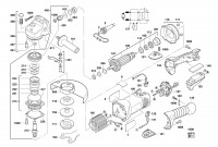 Milwaukee 4000415304 AG16-180C Dms Angle Grinder Aus Spare Parts