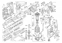 Milwaukee 4000415718 PLH20 Rotary Hammer K 220-240V Aus Spare Parts
