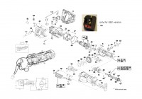 Milwaukee 4000416711 SSD1100X GB2 Reciprocating Saw Spare Parts