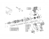 Milwaukee 4000416831 HD28PD-32C GB2 Percussion Drill Spare Parts