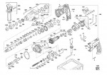 Milwaukee 4000417416 PFH26 Rotary Hammer K 240V Aus Spare Parts