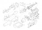 Milwaukee 4000417821 HD18SG-0 Heavy Duty Straight Grinder Spare Parts