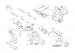 Milwaukee 4000419560 PCG14.4 Caulking Adhesive Gun Brca Spare Parts