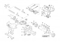 Milwaukee 4000419560 PCG14.4 Caulking Adhesive Gun Brca Spare Parts