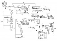 Milwaukee 4000419596 PD2E24R Percussion Drill In2 Spare Parts