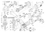 Milwaukee 4000431121 AG750-115mm Angle Grinder Spare Parts