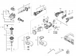 Milwaukee 4000431821 AGV22-180E Angle Grinder In2 Spare Parts