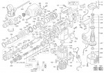 Milwaukee 4000432352 5359-21E Rotary Hammer 5359-21 120V Met Spare Parts