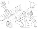 Milwaukee 4000433115 M18CID-0 M18 Fuel Comp Impact Driver Spare Parts