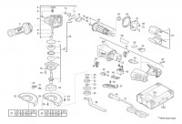 Milwaukee 4000433241 AGV12-125XPD Angle Grinder Spare Parts
