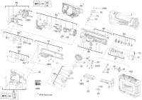 Milwaukee 4000446071 M18CSX-402C Cordless Reciprocating Saw Spare Parts
