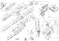 Milwaukee 4000446519 HD18HX-0 Cordless SDS Hammer Drill Spare Parts