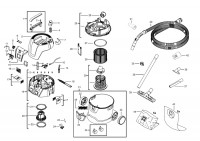 Milwaukee 4000447481 AS2-250ELCP EU Wet-Dry Vacuum Cleaner In2 Spare Parts