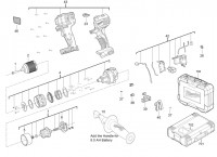 Milwaukee 4000447941 M18BDD-0 Bty. Drill Driver Xxx Spare Parts