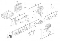 Milwaukee 4000448882 M12CDD-202C Batt. Screwdriver In2 Spare Parts