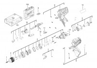 Milwaukee 4000448885 M12CPD-202C Bty.Percuss.Drill In2 Spare Parts