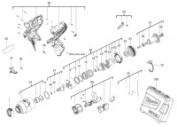 Milwaukee 4000448894 M12CIW38-202C Cordless Impact Wrench Spare Parts