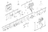 Milwaukee 4000448900 M12CD-0 Compact 2 Speed Driver Xxx Spare Parts