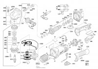 Milwaukee 4000449931 AGV17-180XC DMS Angle Grinder Aus Spare Parts