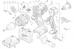 Milwaukee 4000452323 M18CDD-0 Cordless Screwdriver Spare Parts