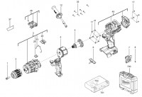 Milwaukee 4000452479 M18FPD-0 Percusion Drill Spare Parts