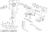 Milwaukee 4000452646 AGV13-125XE Angle Grinder In2 Spare Parts