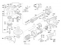 Milwaukee 4000455192 AGV17-150XC Dms Angle Grinder In2 Spare Parts